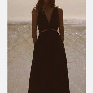 Zara Black Midi Dress